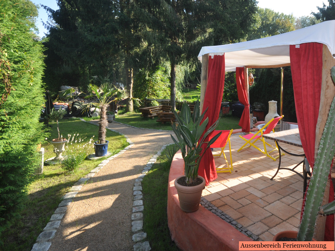 Aussenbereich Ferienwohnung